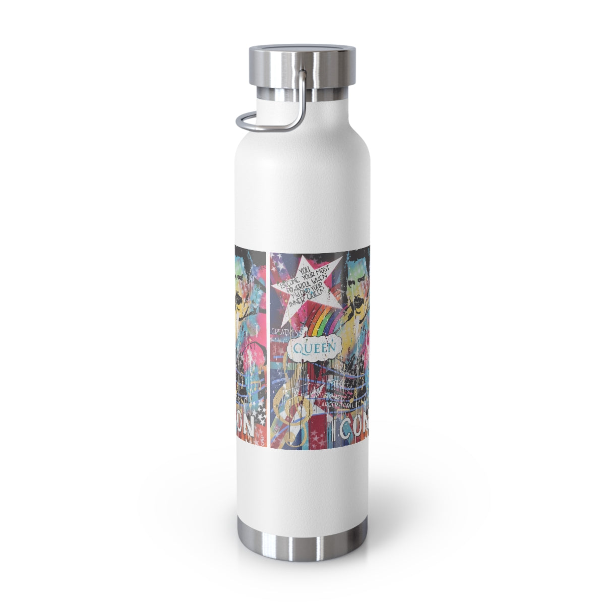 "Find Your Inner Queen- Inspired By Freddie Mercury" Copper Vacuum Insulated Bottle, 22oz