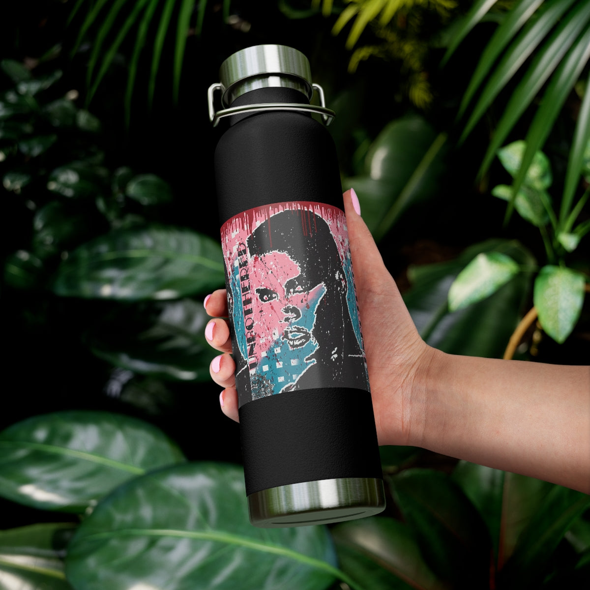 "Unbothered-Inspired By Grace Jones" Copper Vacuum Insulated Bottle, 22oz
