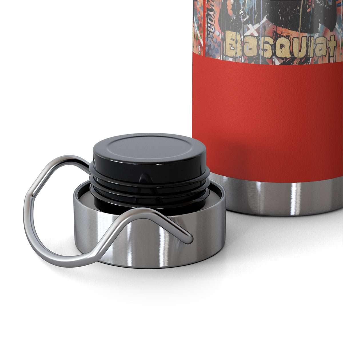 "Basquiat/Warhol Tribute" Copper Vacuum Insulated Bottle, 22oz