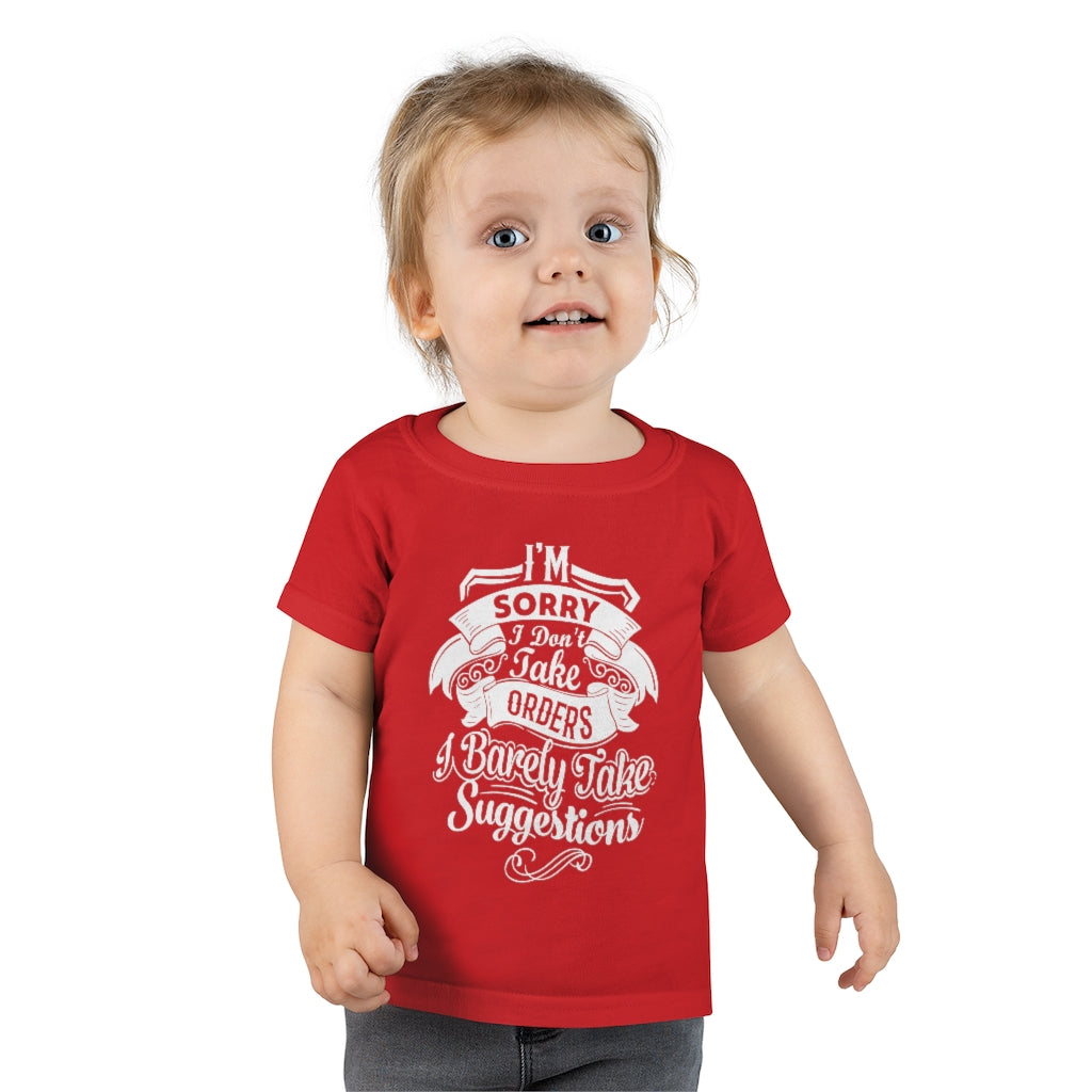 "I'm Sorry......." Toddler T-shirt
