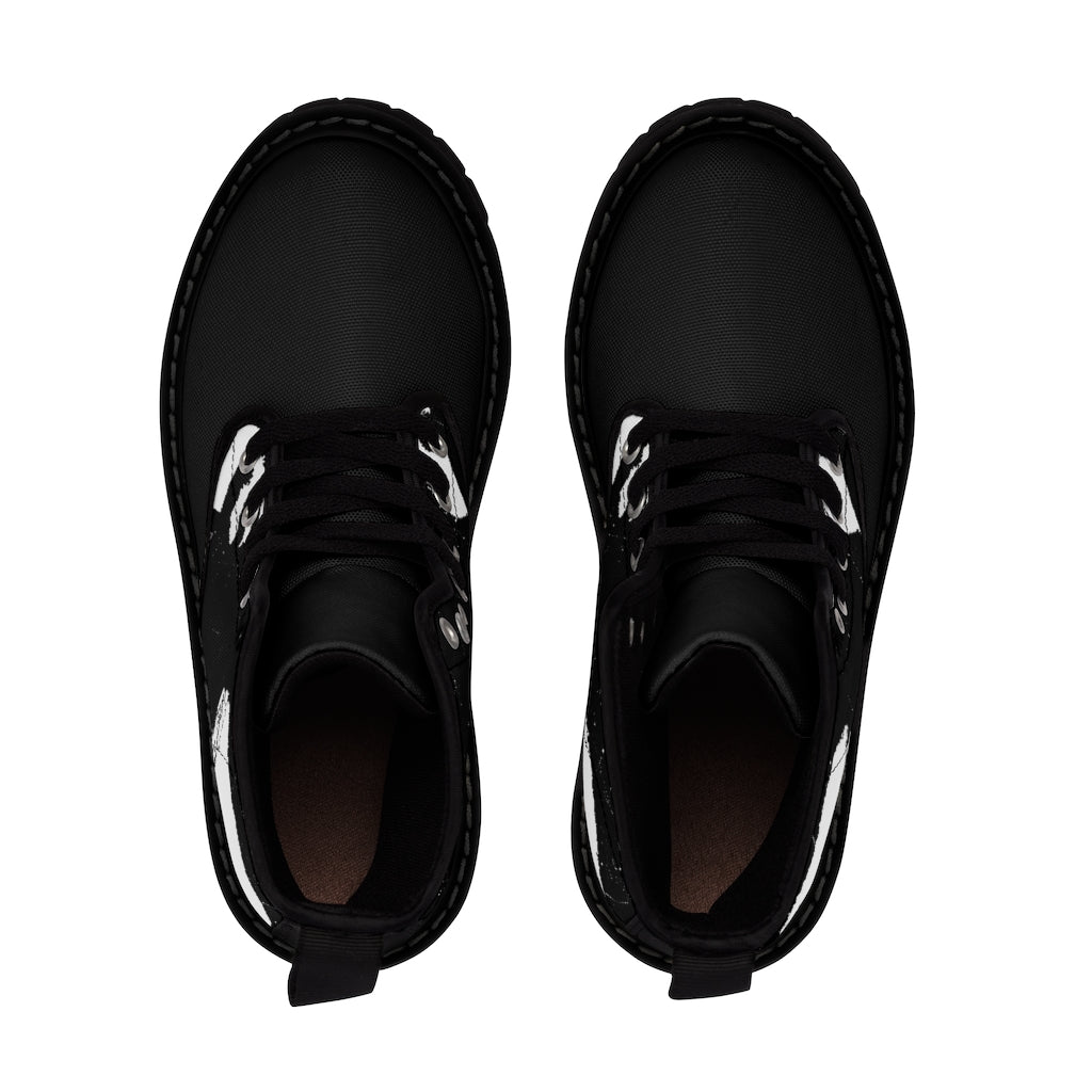 "Label Whore 3" Men's Canvas Boots