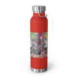 "Basquiat/Warhol Tribute" Copper Vacuum Insulated Bottle, 22oz