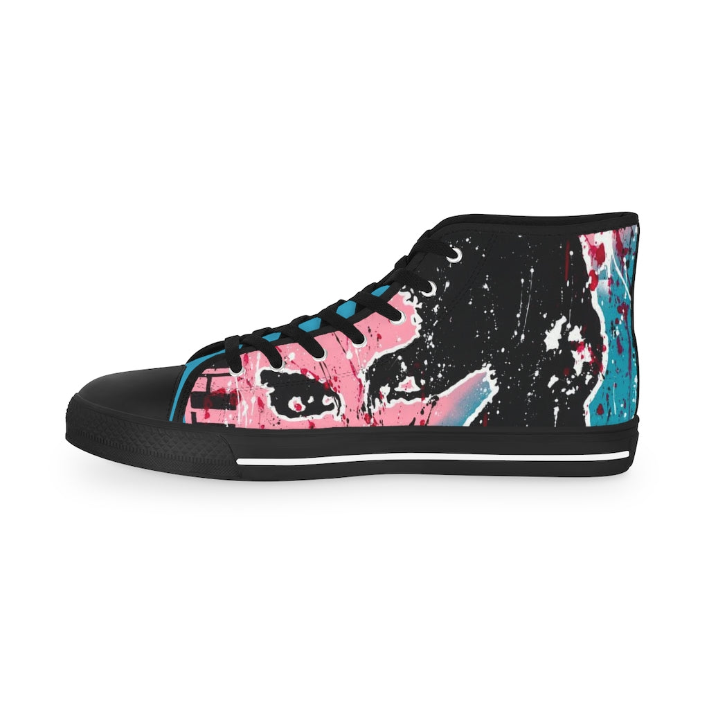 "Unbothered Inspired By Grace Jones" Men's High Top Sneakers