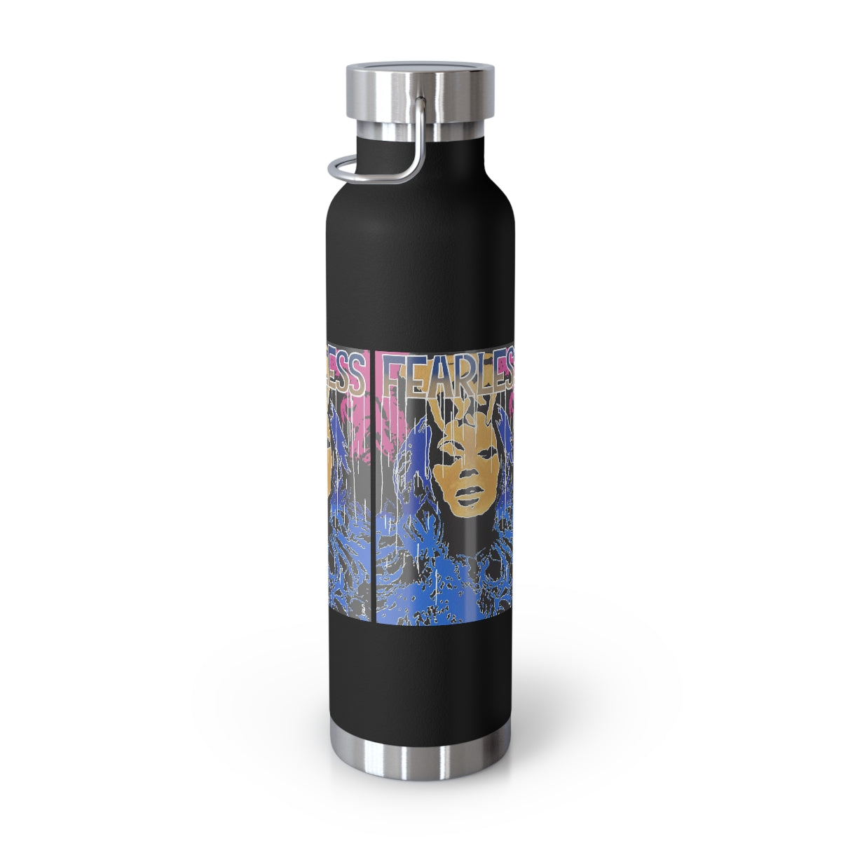 " Fearless-Inspired By Beyonce" Copper Vacuum Insulated Bottle, 22oz