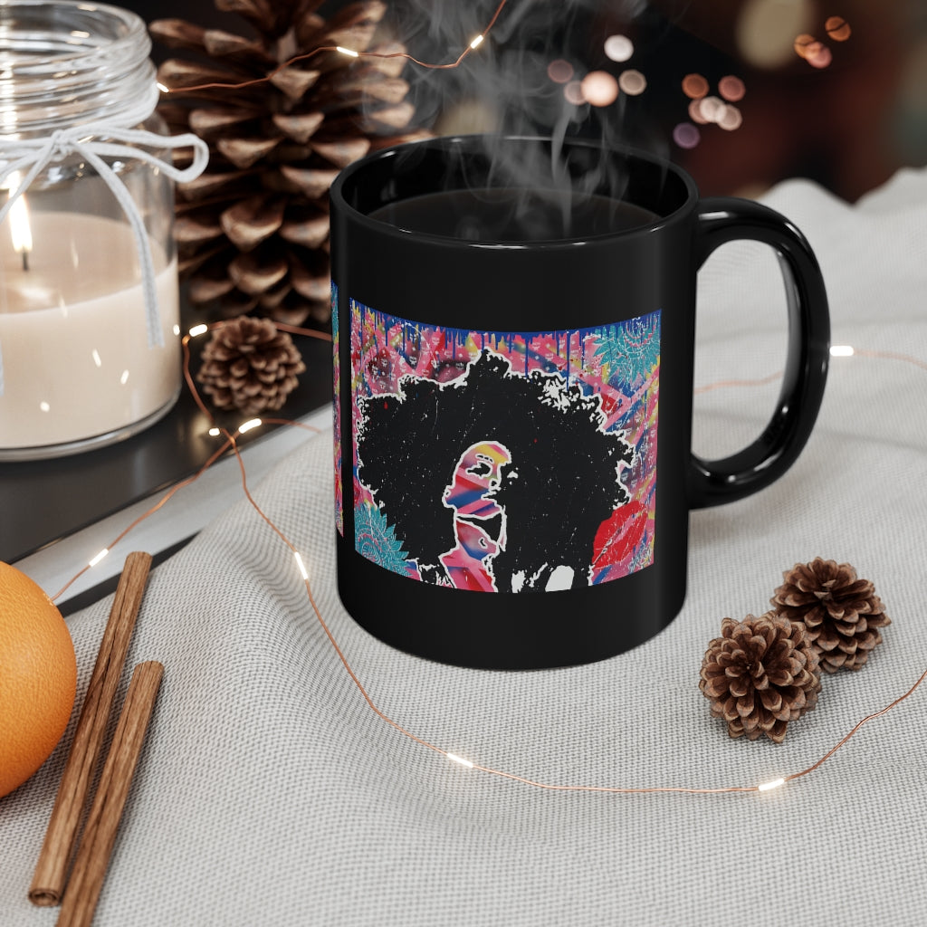 'Embodied" 11oz Black Mug