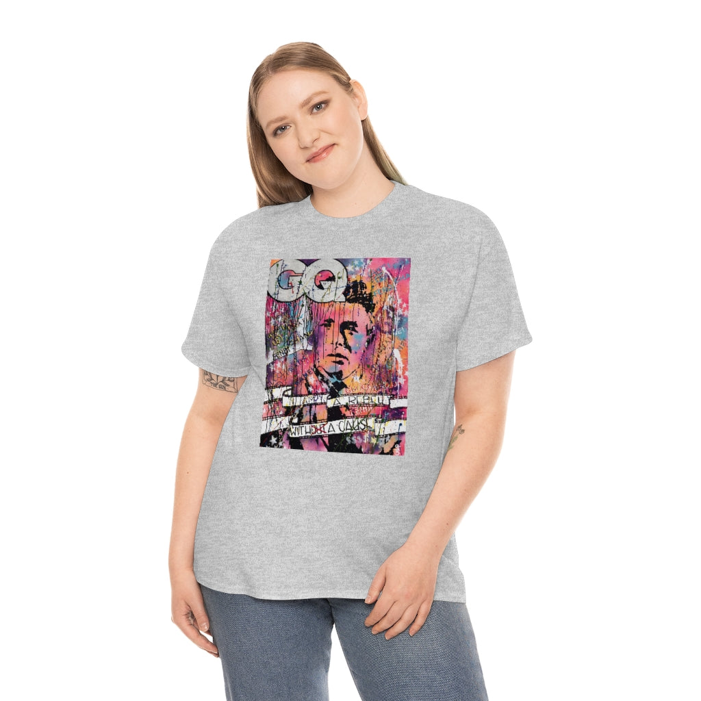 "Rebel With A Cause" Unisex Heavy Cotton Tee