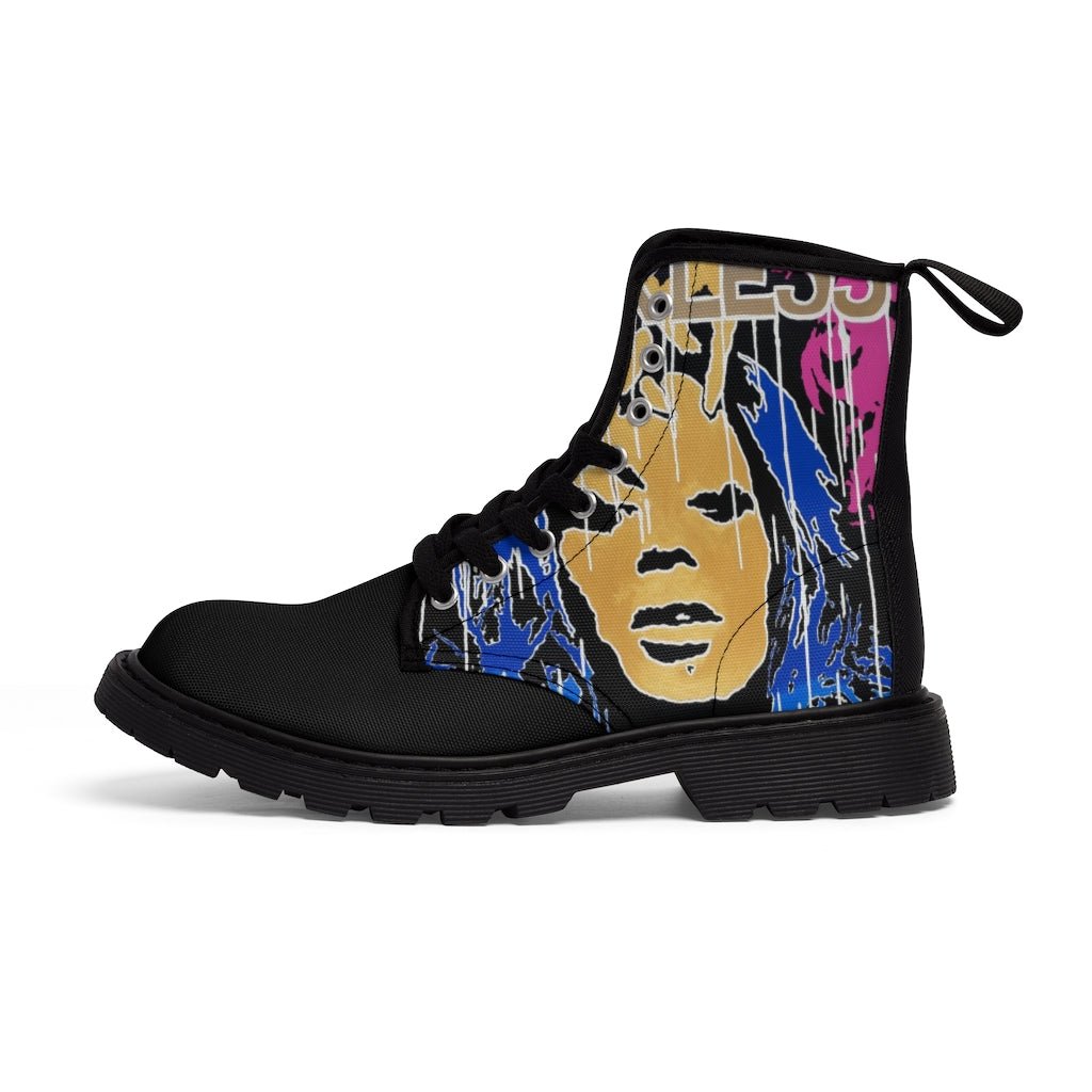 "Fearless" Men's Canvas Boots
