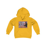 "No Hate Just Love" Youth Heavy Blend Hooded Sweatshirt