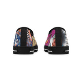 'Basquiat/Warhol Tribute" Women's Low Top Sneakers