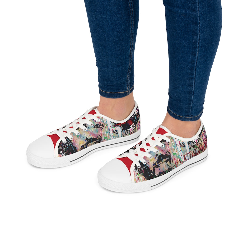 "Remember The North" Women's Low Top Sneakers