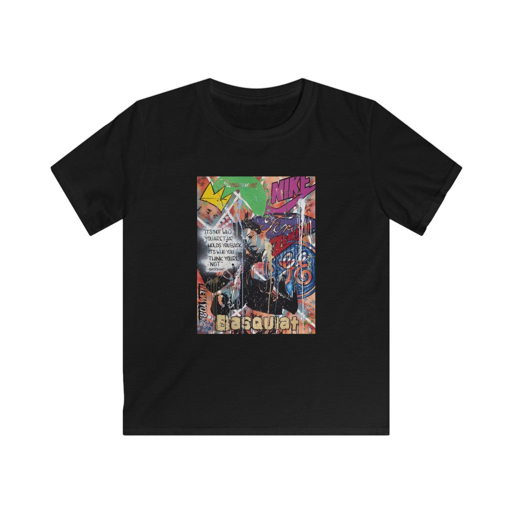 "Basquiat/Warhol Tribute" Kids Softstyle Tee