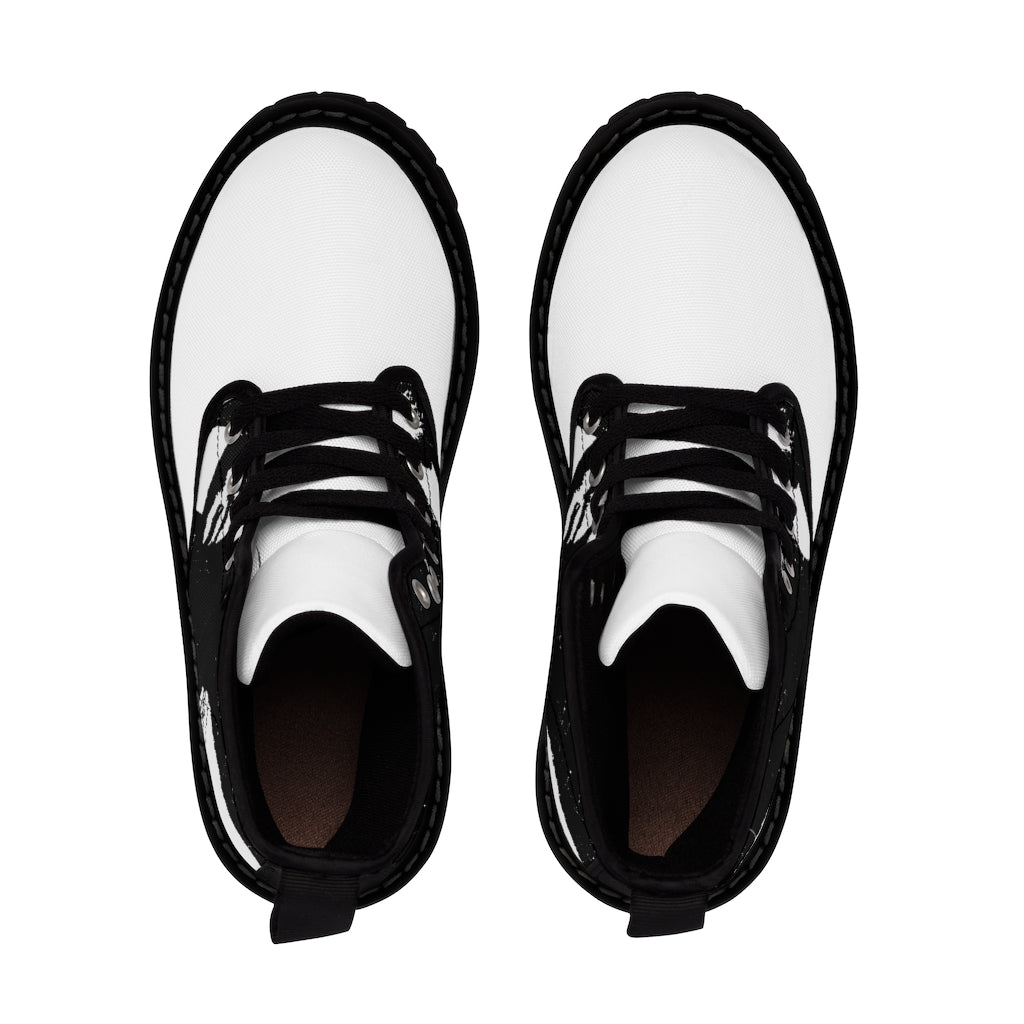 "Label Whore" Men's Canvas Boots