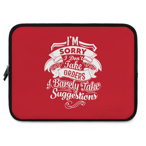 "I'm Sorry ....."  Laptop Sleeve