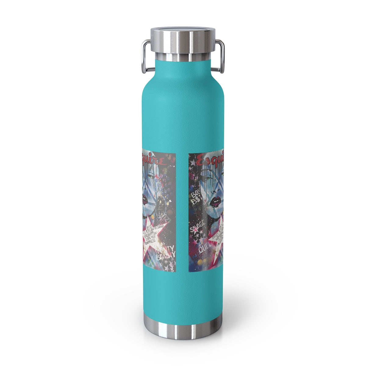 "Be The Boss-Inspired By Rihanna" Copper Vacuum Insulated Bottle, 22oz