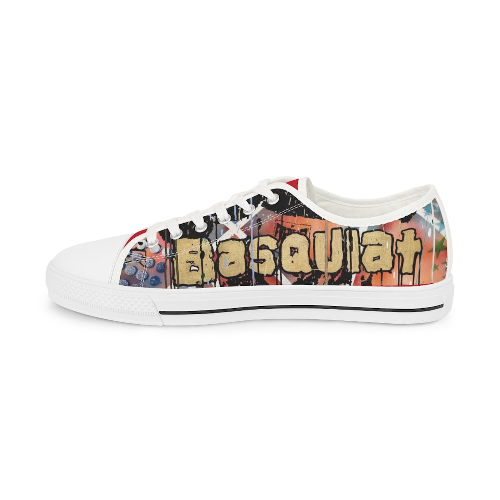 "Basquiat/Warhol Tribute" Men's Low Top Sneakers