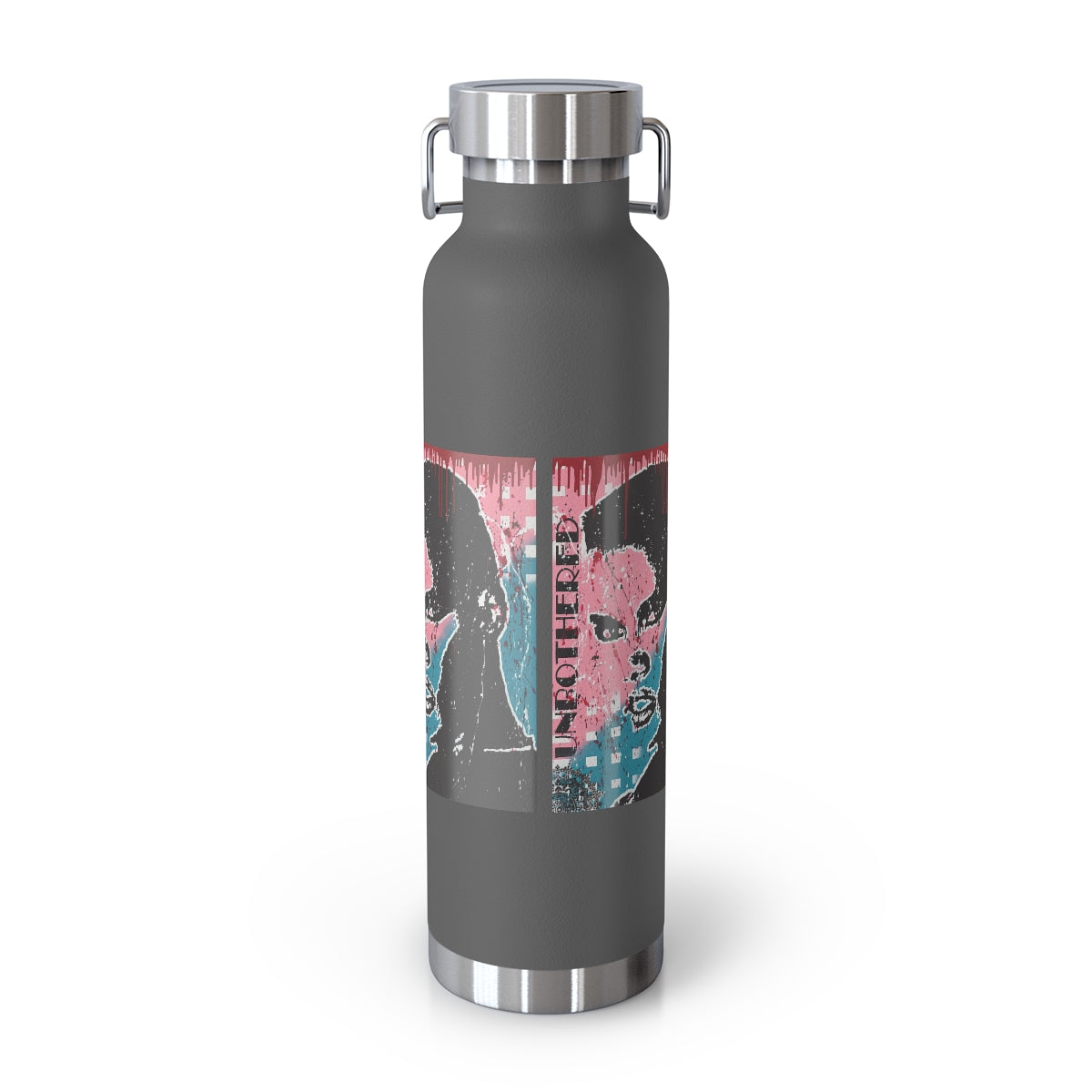 "Unbothered-Inspired By Grace Jones" Copper Vacuum Insulated Bottle, 22oz