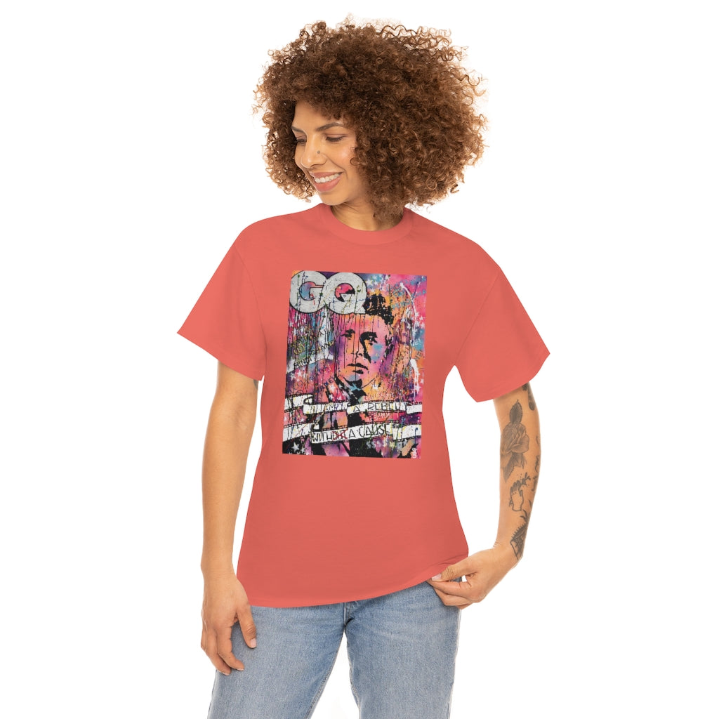 "Rebel With A Cause" Unisex Heavy Cotton Tee