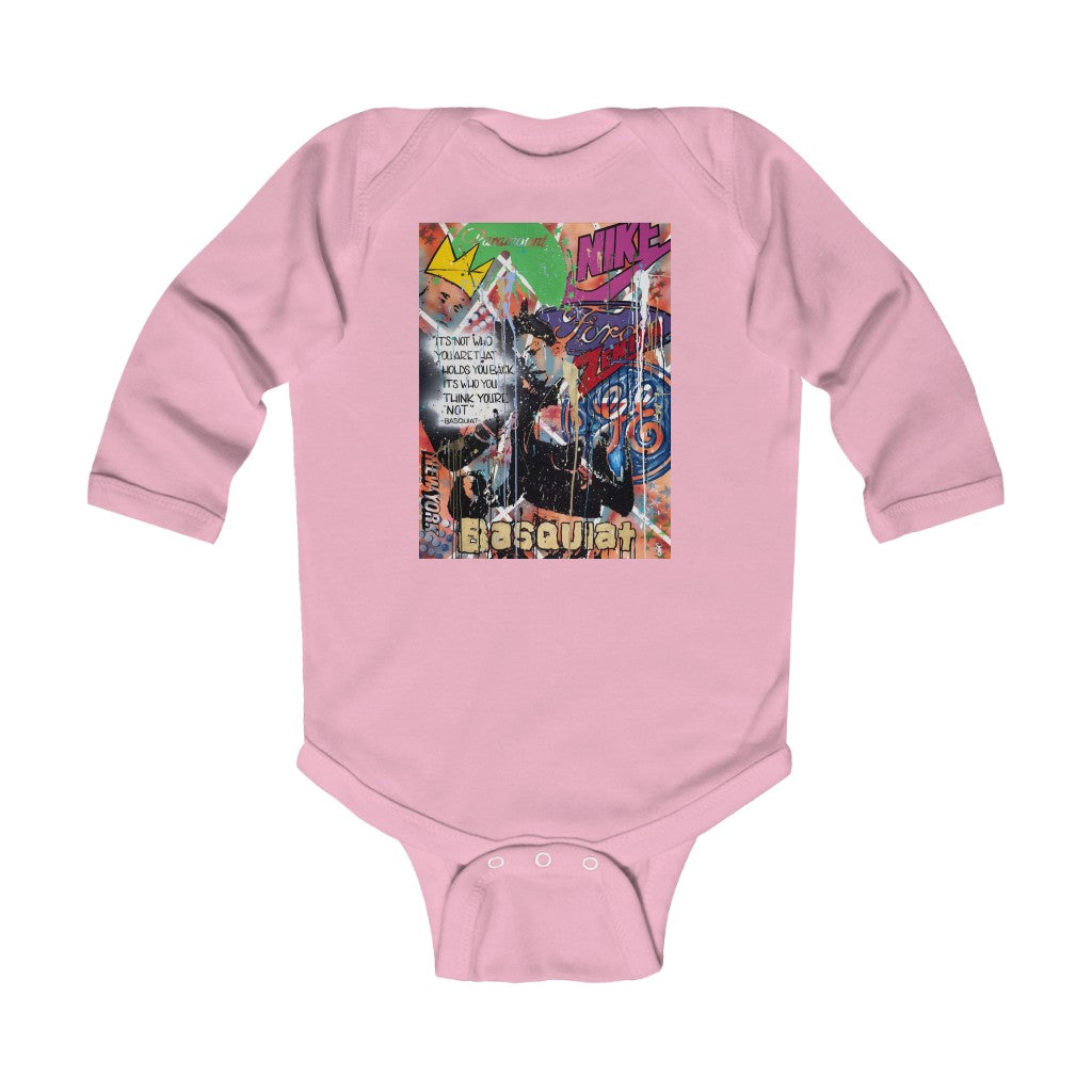 "Basquiat/Warhol Tribute" Infant Long Sleeve Bodysuit