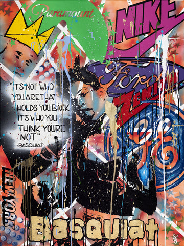 Basquiat/Warhol Tribute Hahnemühle Print