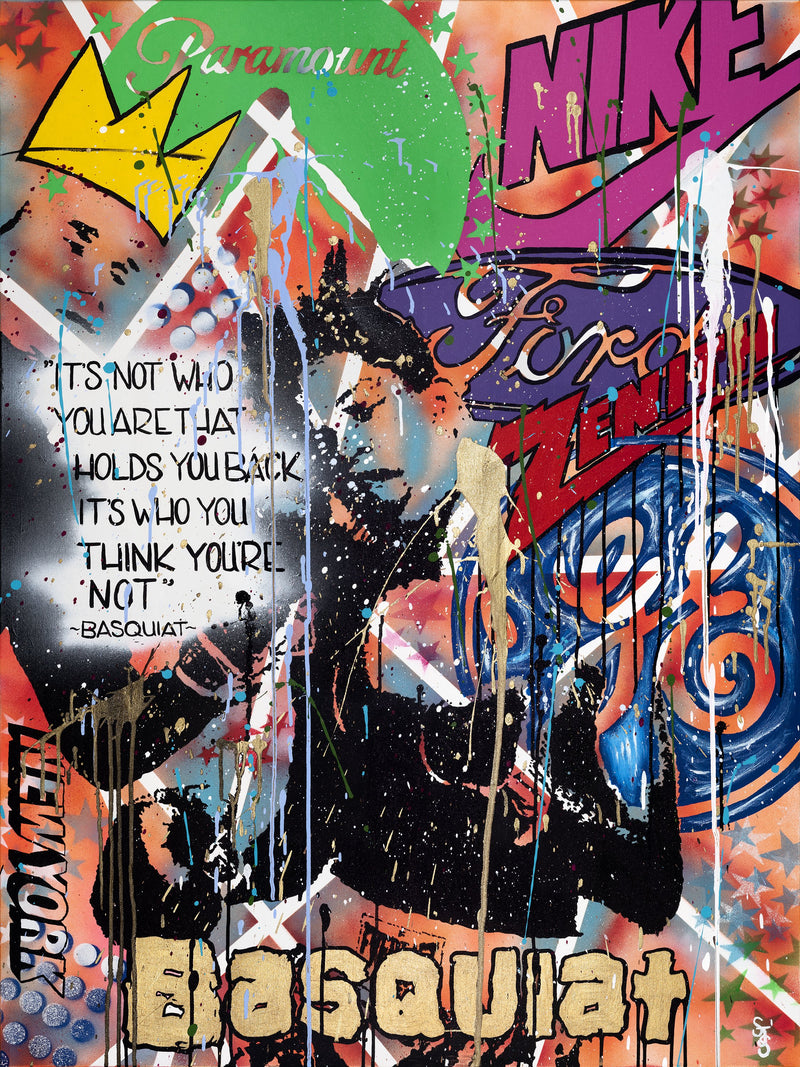 Basquiat/Warhol Tribute Hahnemühle Print