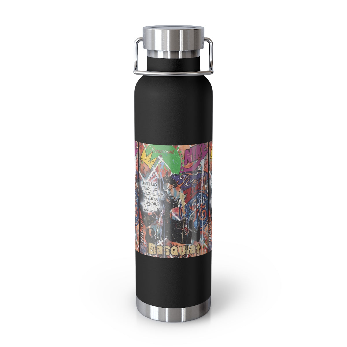 "Basquiat/Warhol Tribute" Copper Vacuum Insulated Bottle, 22oz
