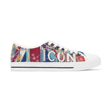 "Find Your Inner Queen" Women's Low Top Sneakers