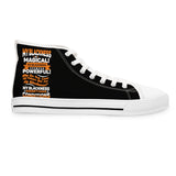 "My Blackness Is Magical...." Women's High Top Sneakers