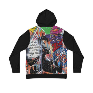 "Basquiat/Warhol Tribute" Men's All-Over-Print Hoodie