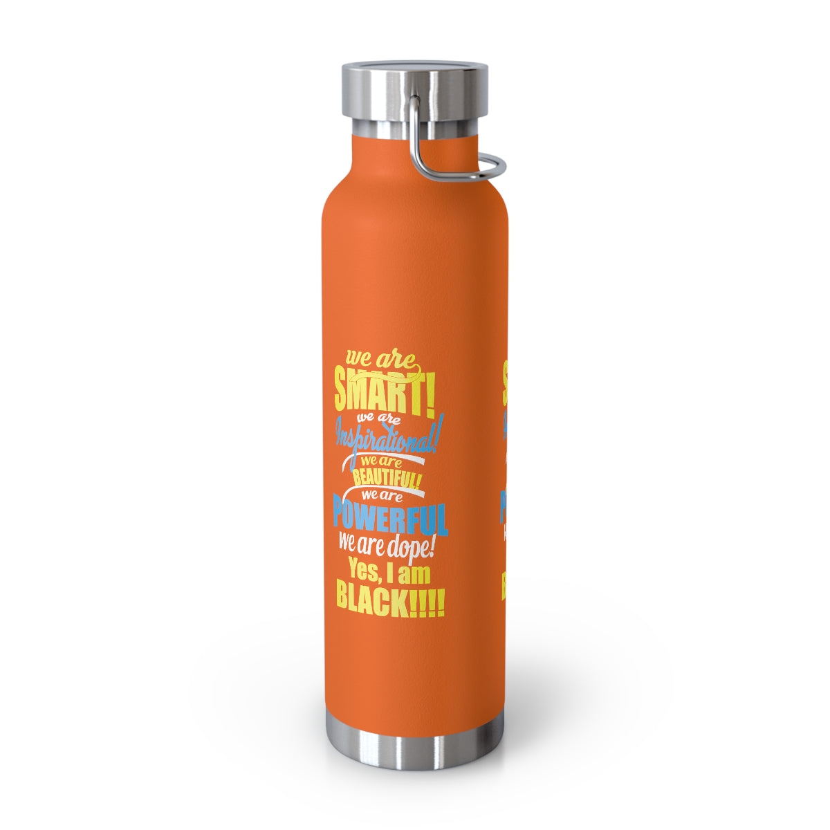 "We Are Smart...."Copper Vacuum Insulated Bottle, 22oz