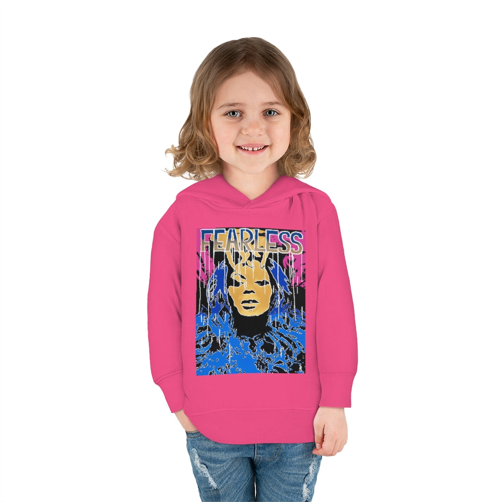 "Fearless" Toddler Pullover Fleece Hoodie