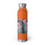 "Unbothered-Inspired By Grace Jones" Copper Vacuum Insulated Bottle, 22oz