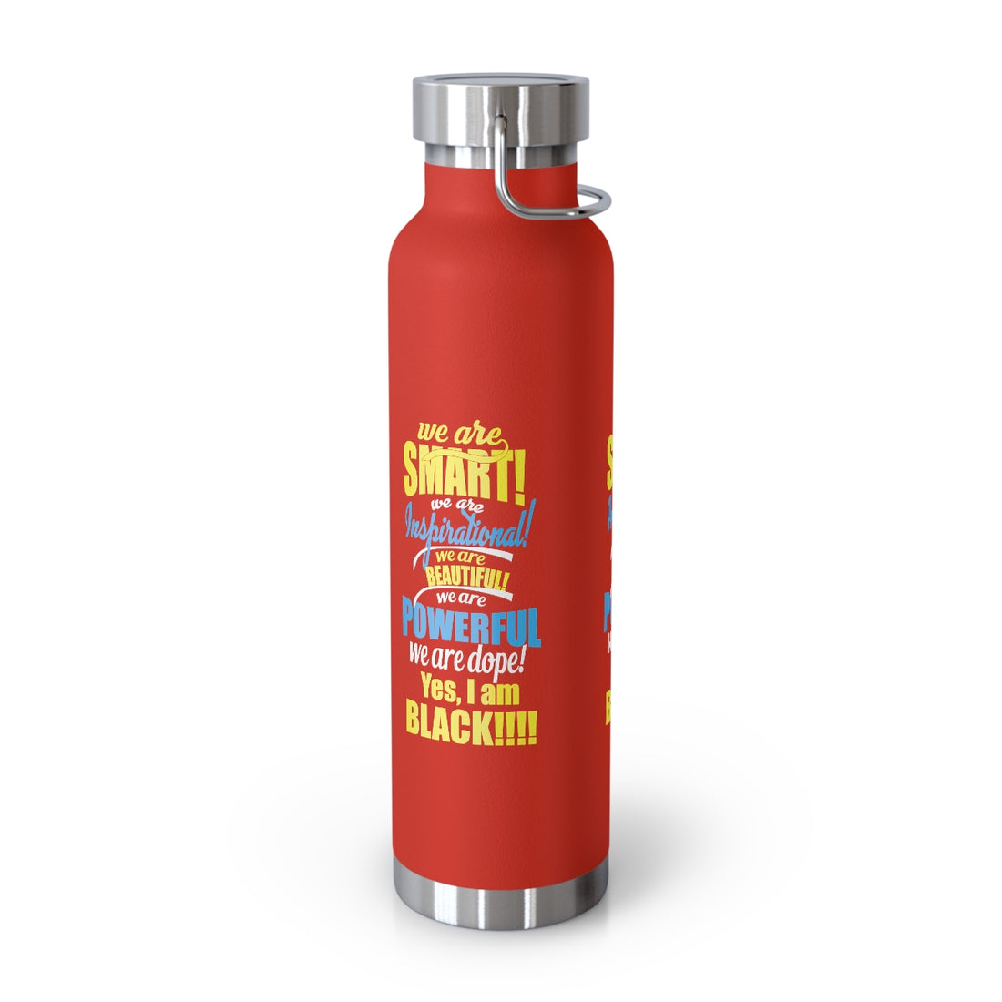 "We Are Smart...."Copper Vacuum Insulated Bottle, 22oz