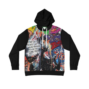 "Basquiat/Warhol Tribute" Men's All-Over-Print Hoodie