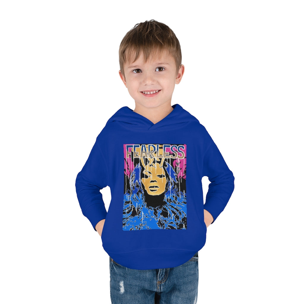 "Fearless" Toddler Pullover Fleece Hoodie