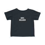 "100% Melanin" Infant Fine Jersey Tee