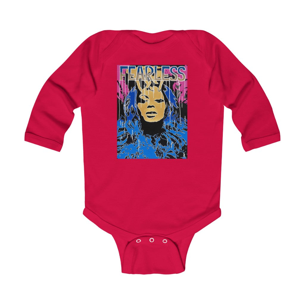 "Fearless" Infant Long Sleeve Bodysuit