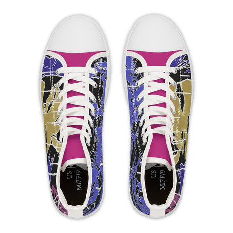 "Fearless" Women's High Top Sneakers