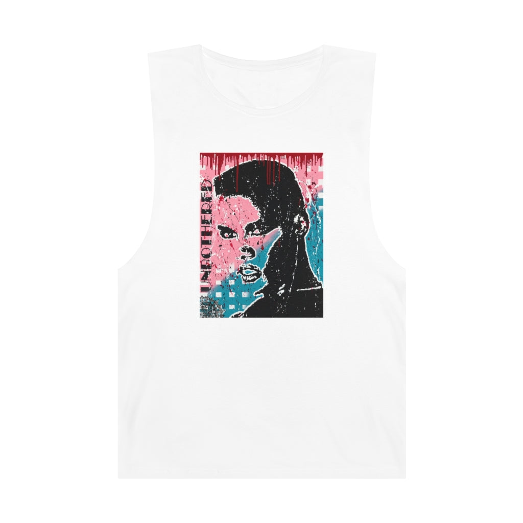 "Unbothered" Unisex Barnard Tank