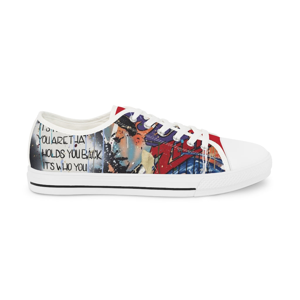 "Basquiat/Warhol Tribute" Men's Low Top Sneakers