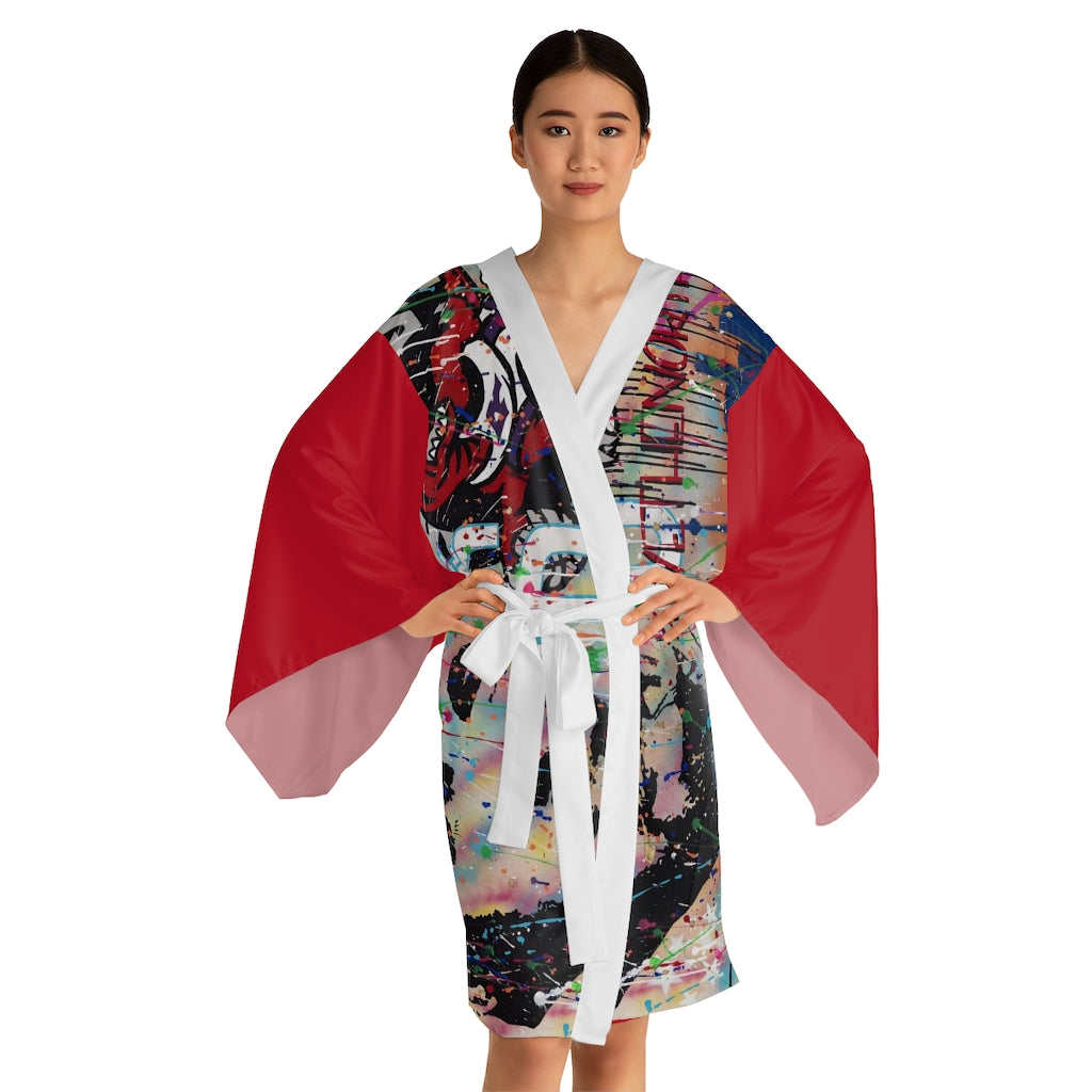 "Remember The North" Long Sleeve Kimono Robe