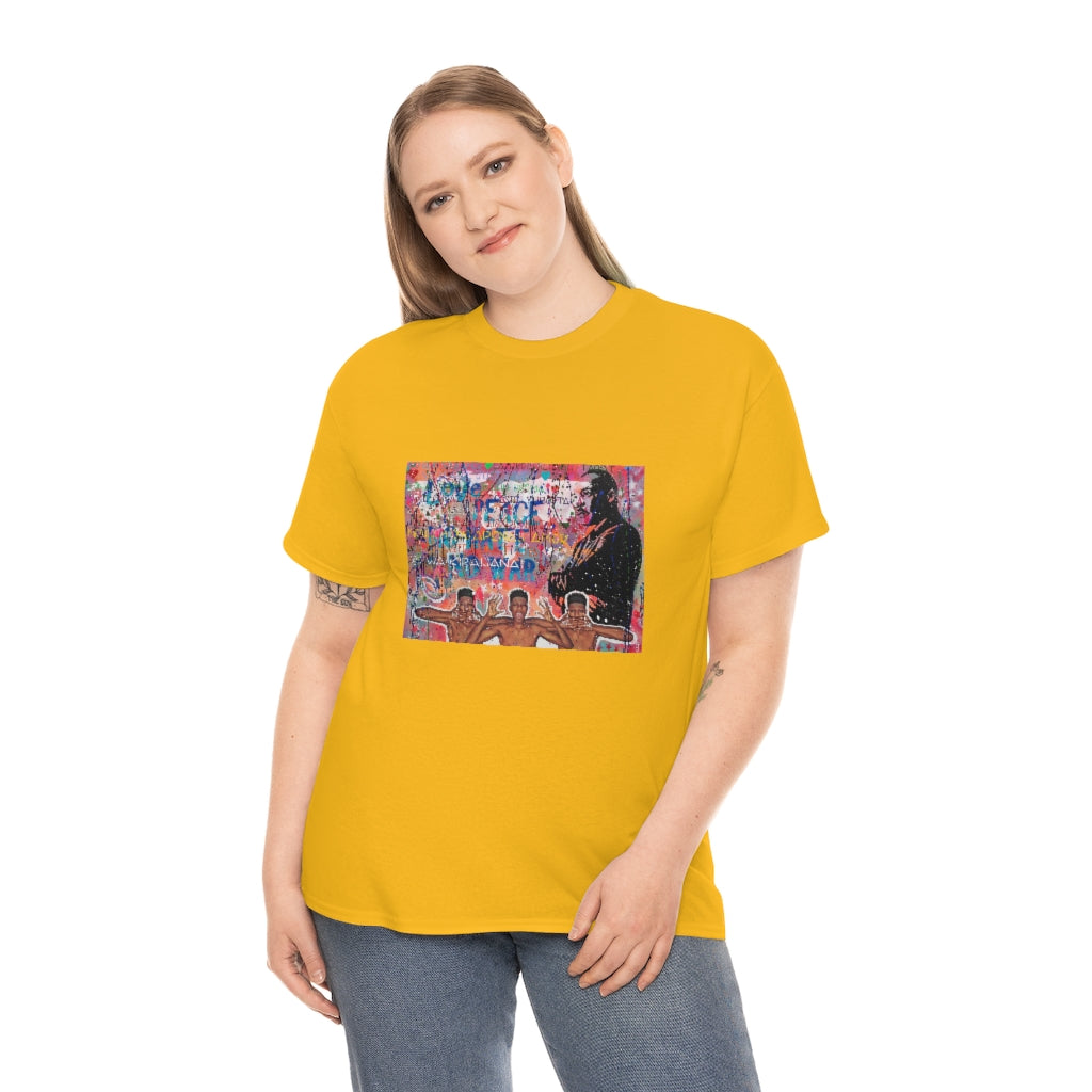 "No Hate Just Love" Unisex Heavy Cotton Tee