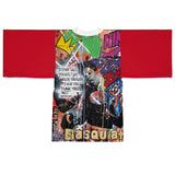 "Basquiat/Warhol Tribute" Long Sleeve Kimono Robe