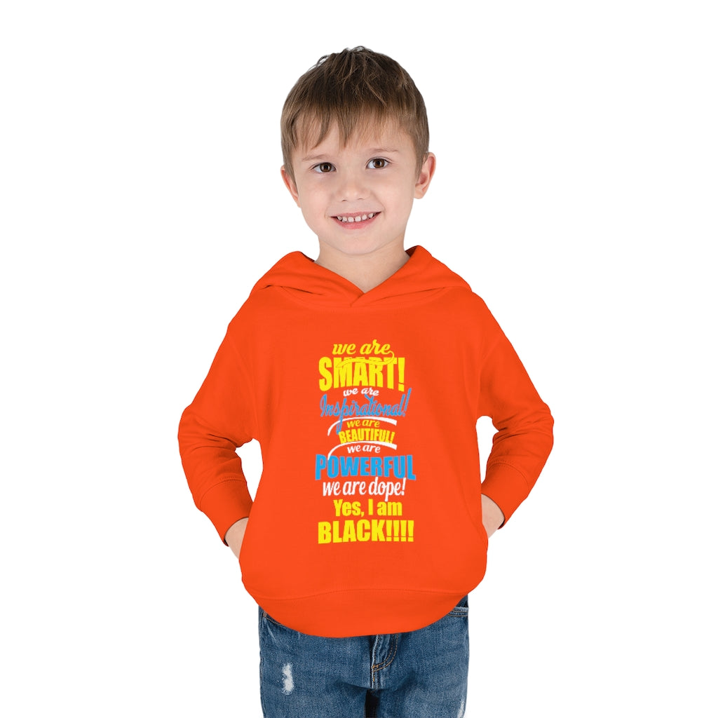 "We Are Smart...." Toddler Pullover Fleece Hoodie