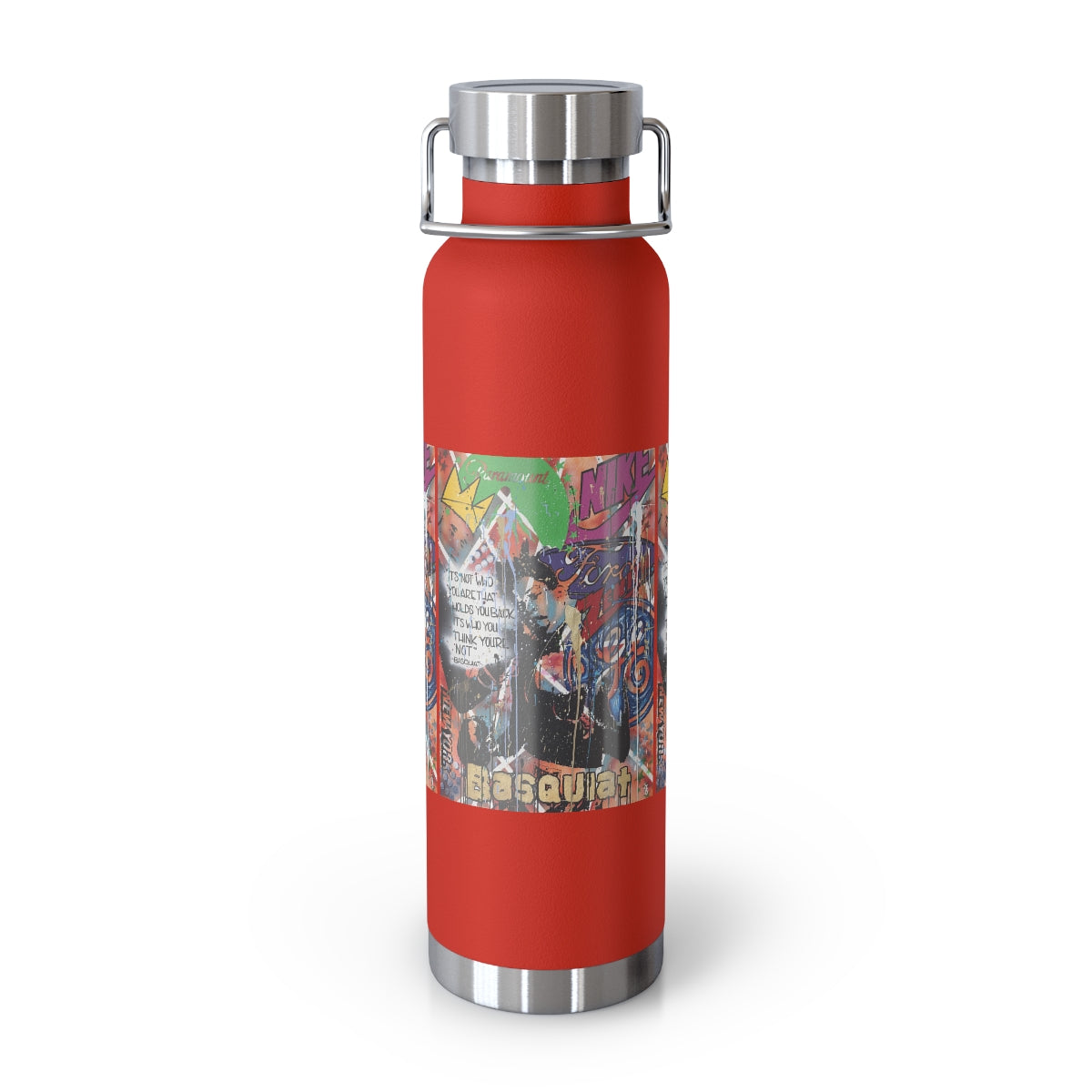 "Basquiat/Warhol Tribute" Copper Vacuum Insulated Bottle, 22oz