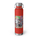 "Basquiat/Warhol Tribute" Copper Vacuum Insulated Bottle, 22oz