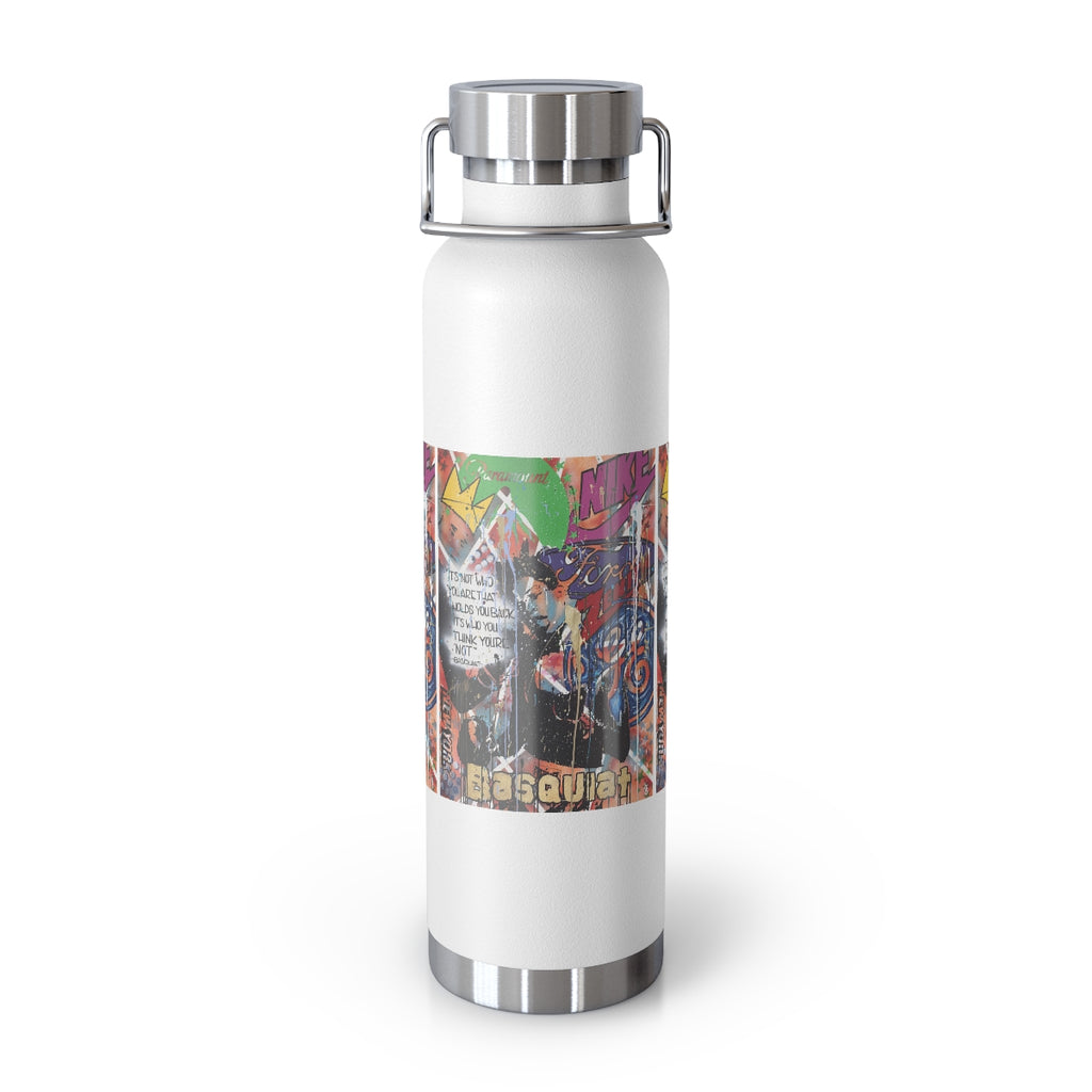 "Basquiat/Warhol Tribute" Copper Vacuum Insulated Bottle, 22oz