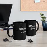 "Melanated Queen" 11oz Black Mug