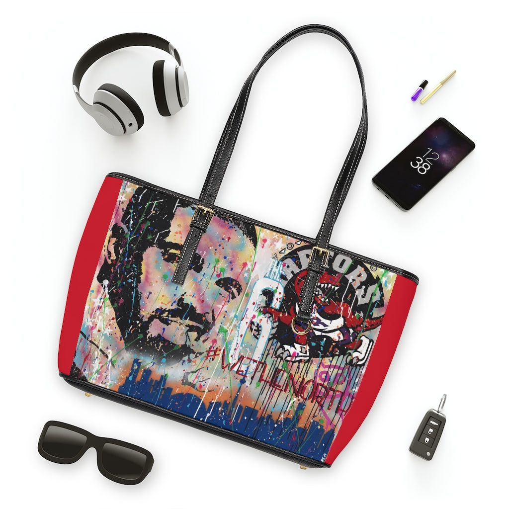 "Remember The North" PU Leather Shoulder Bag