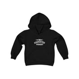 "I'm Exhausted Period" Youth Heavy Blend Hooded Sweatshirt