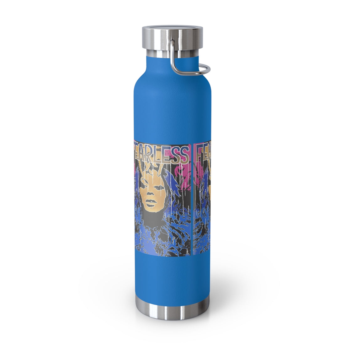 " Fearless-Inspired By Beyonce" Copper Vacuum Insulated Bottle, 22oz